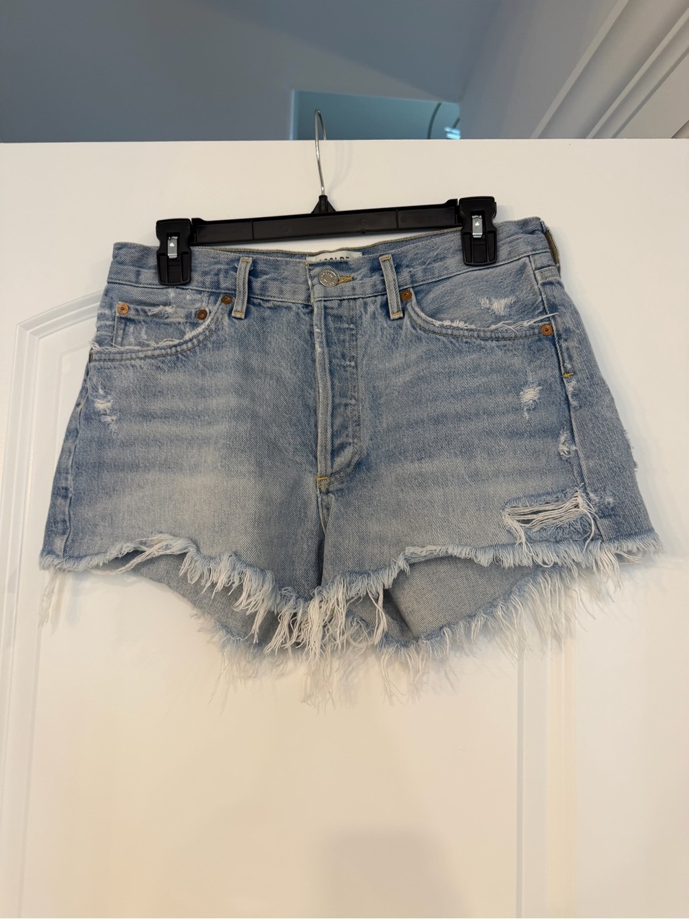 Agolde Parker Vintage Cutoff Shorts - Picture 2 of 5